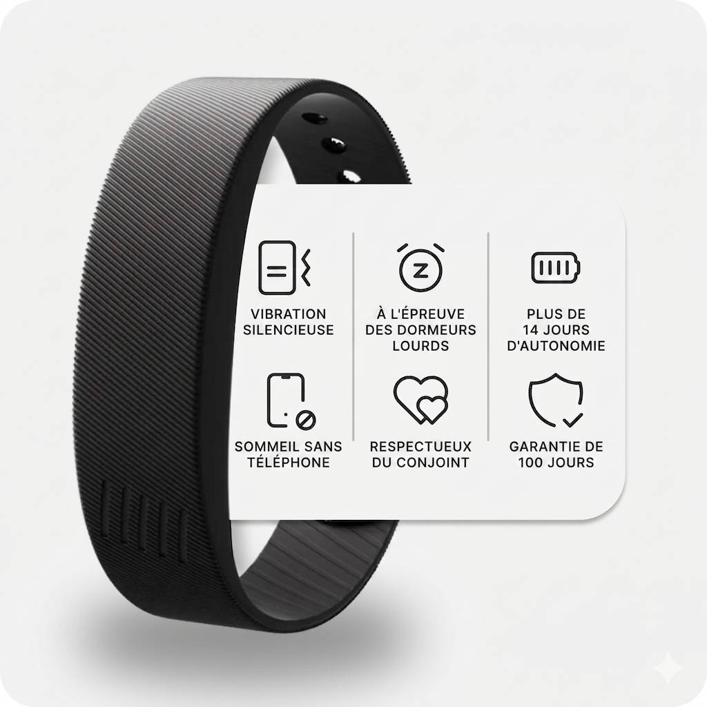 Bracelet Réveil Vibrant Intelligent - VIBRUP